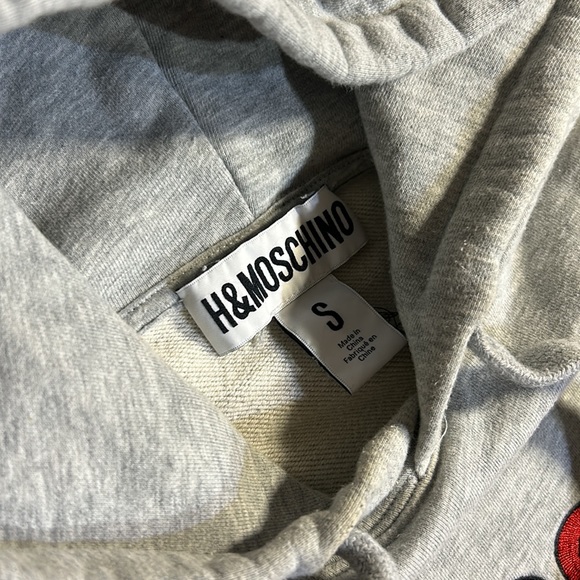 H&Moschino MTV Hoodie Moschino H&M Rare Small Like New NWOT Sweatshirt - Picture 3 of 7